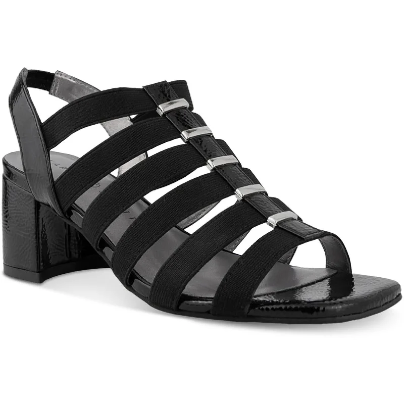 Playful Fashion Offers Karen Scott Womens Yahnnie Strappy Slingback Block Heel