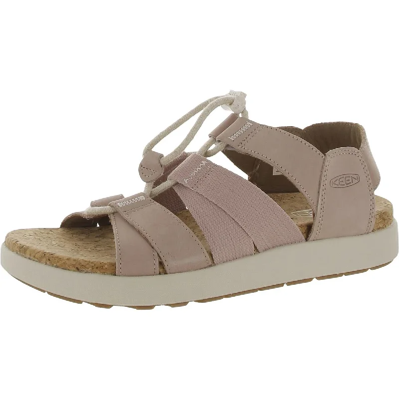 New Styles Just In Keen Womens Elle Mixed Strap Leather Caged Slingback Sandals