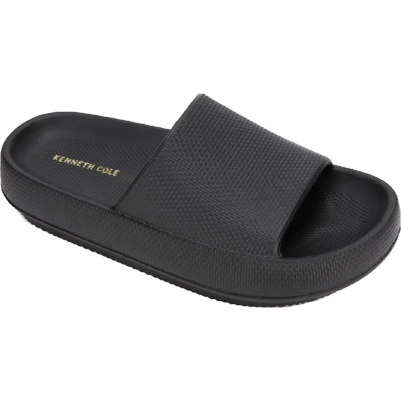 Women's Cozy Winter Boots Kenneth Cole New York Womens Mello Eva Slide Slip On Open Toe Pool Slides