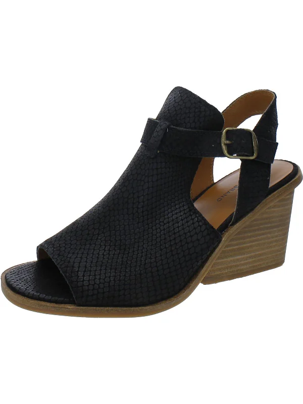 Sale On Sale Labradite Womens Leather Dressy Wedge Sandals