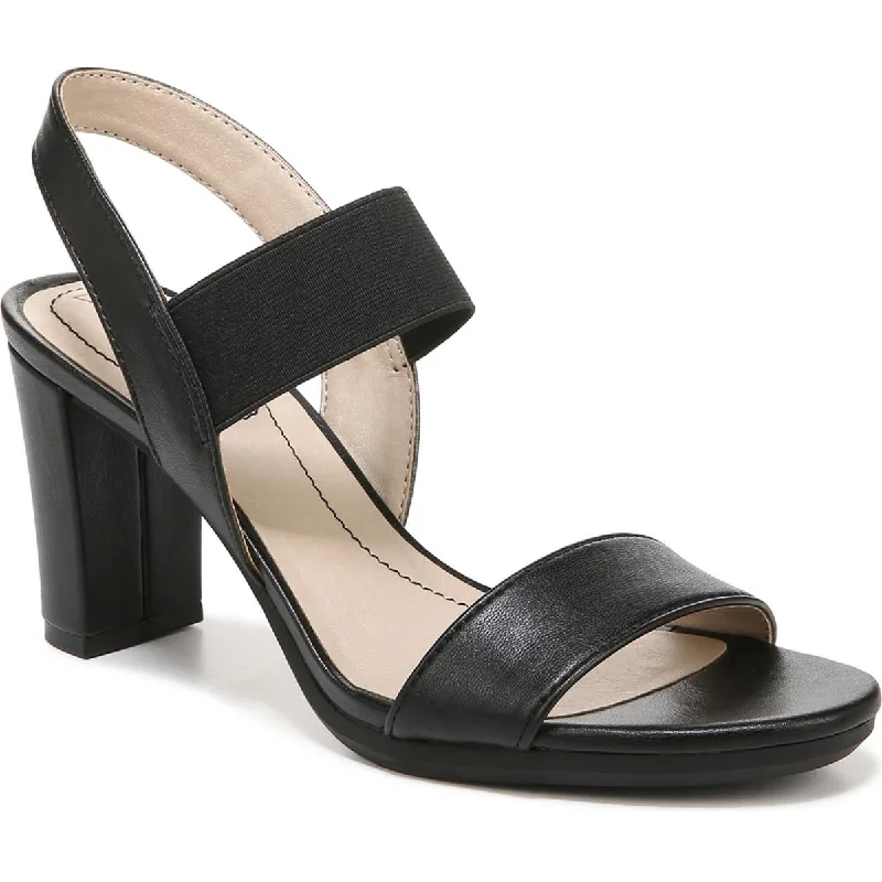Casual Yet Chic Sales LifeStride Womens Aloha Faux Leather Metallic Slingback Sandals