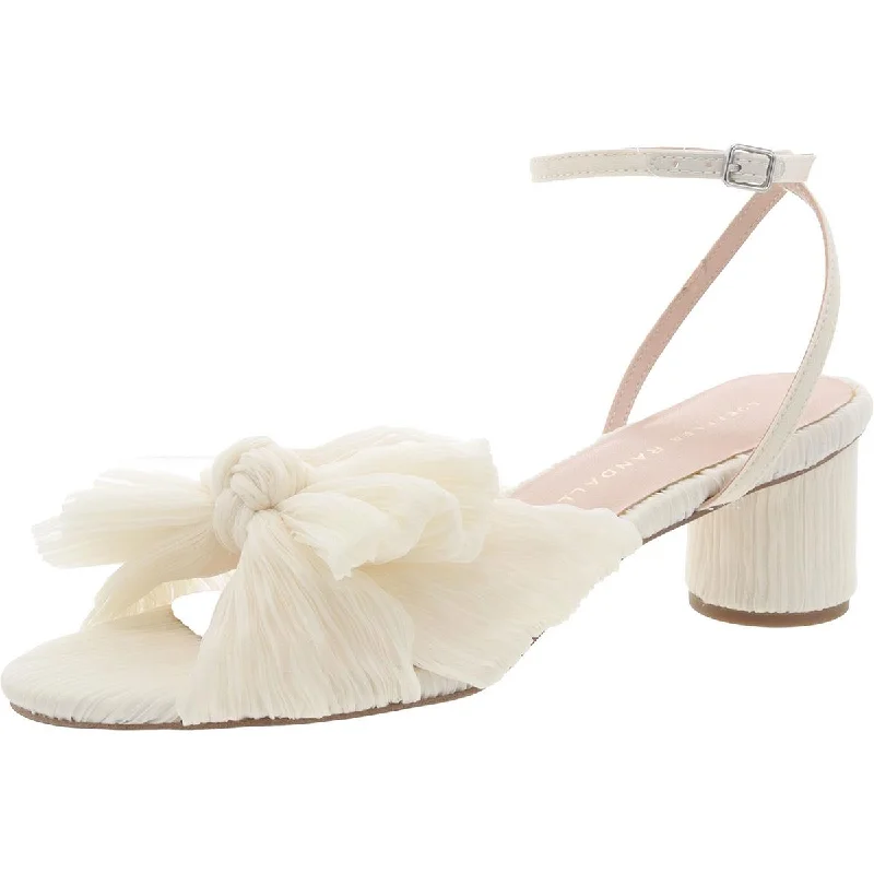 Limited Stock Loeffler Randall Womens Ankle Strap Satin