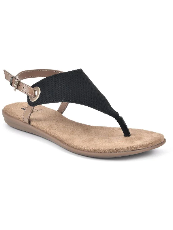 Ultra-Light Footwear Sale London Womens Buckle Thong Flat Sandals