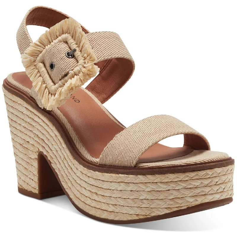Limited Styles Lucky Brand Womens Yidris Twill Ankle Strap Espadrilles