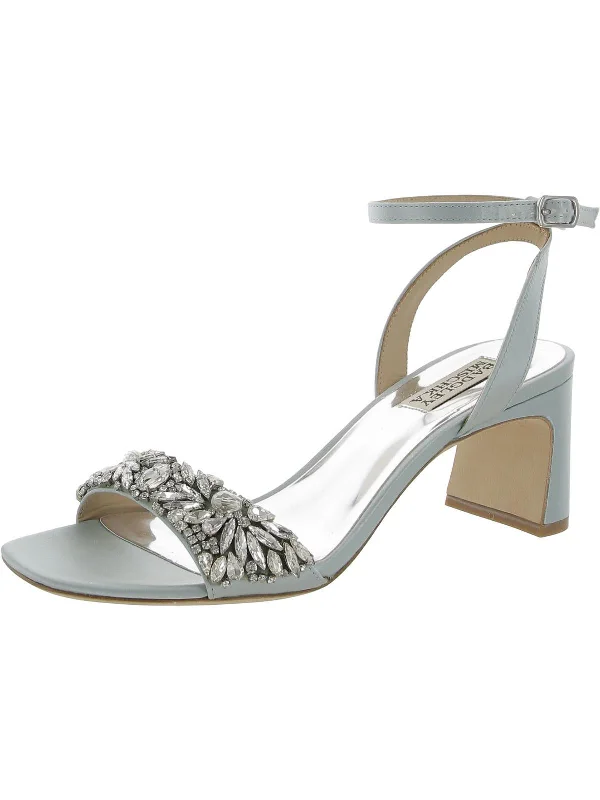 Limited Edition Marsha  Womens Leather Slip On Heels