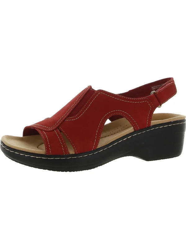 Glamorous Fashion Offers Merliah Style Womens Cushioned Footbed Open Toe Wedge Sandals