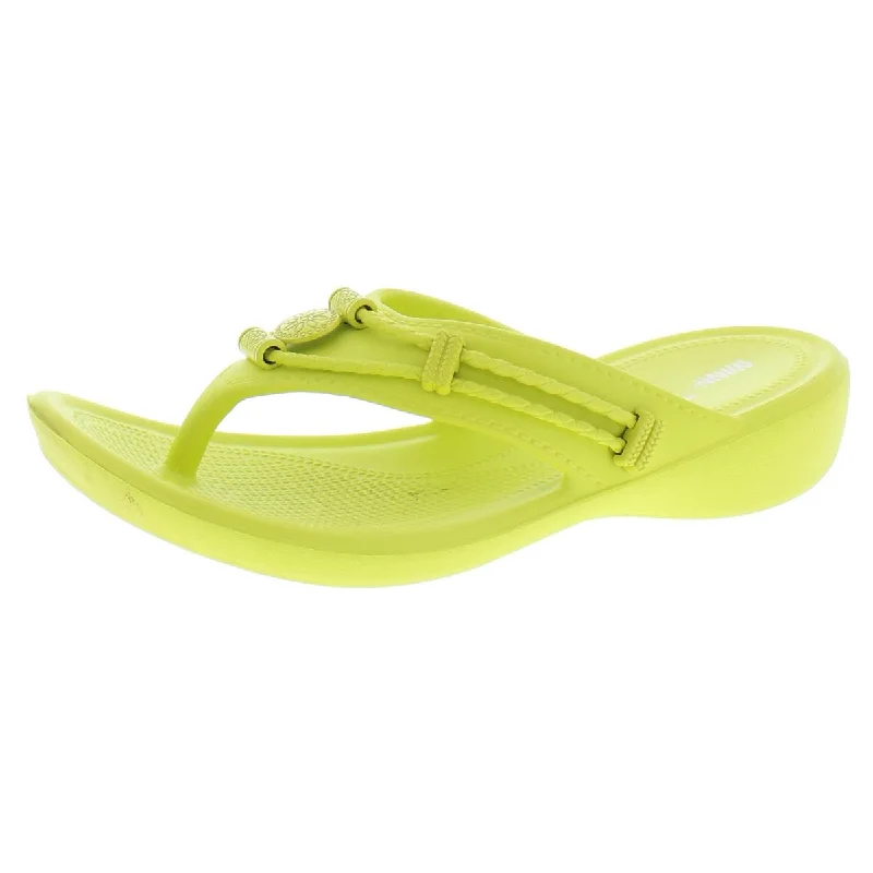 Limited Time Special Offer Minnetonka Womens Silverthorne Prism Thong Slip On Flip-Flops