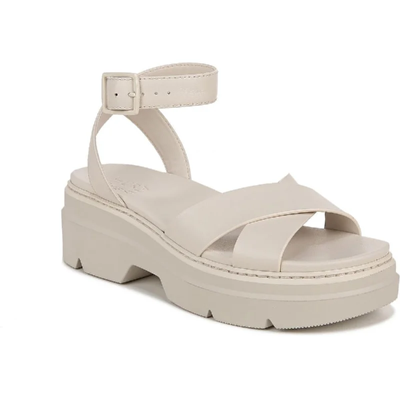 New Season Fashion Preview Naturalizer Womens Darry Leather Ankle Strap Platform Sandals