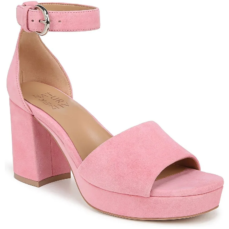 Bold Fashion Footwear Naturalizer Womens Pearlyn Buckle Ankle Strap Heels