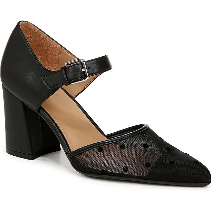 Contemporary Casual Deals Naturalizer Womens Pixie 2 Mesh Polka Dot Block Heels