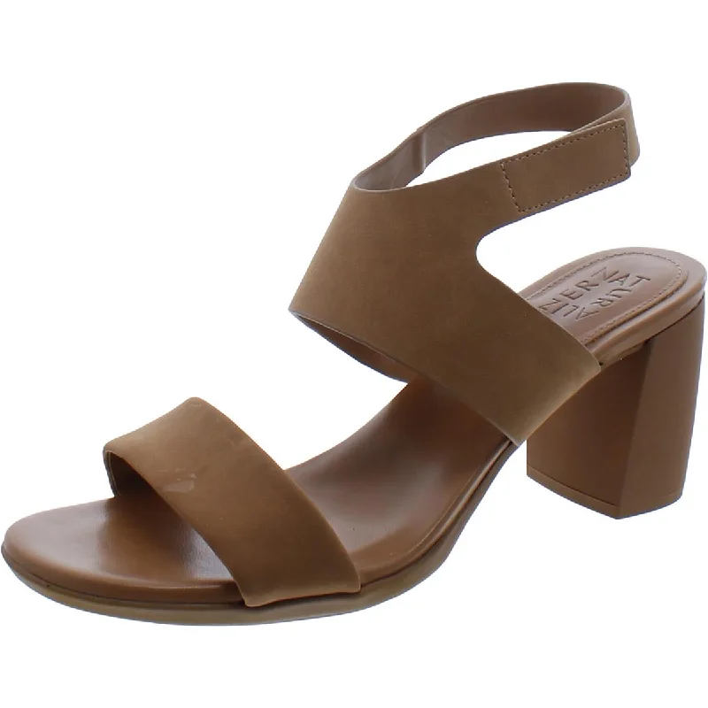 Effortless Slip-On Shoes Naturalizer Womens Trace Ankle Faux Leather Block Heel Ankle Strap