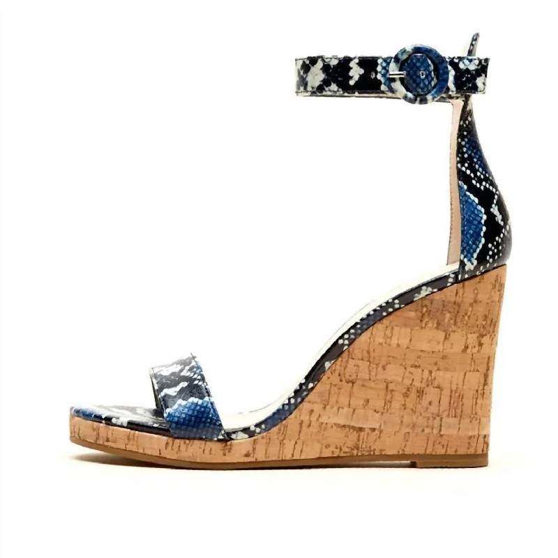 Comfortable Trendy Shoes Nisha Sandal In Indigo