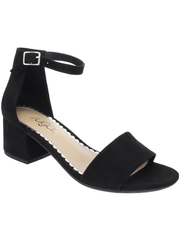Mega Sales Noelle Womens Padded Insole Ankle Strap Heel Sandals