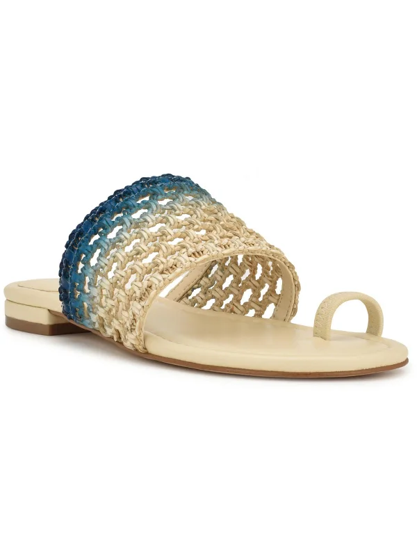 Flash Sale Starts NOLAH2 Womens Toe ring Slide on Flatform Sandals