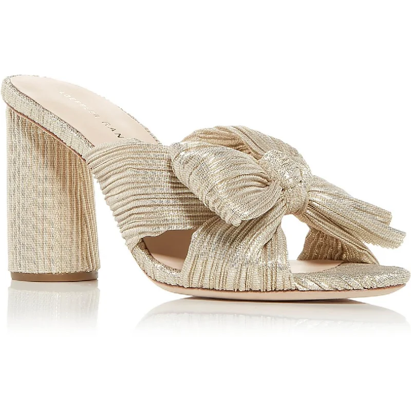Travel-Friendly Footwear Promotion Penny Womens Metallic Pump Heels