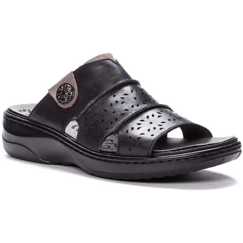 Unbeatable Prices Propet Womens Gertie Leather Open Toe Slide Sandals