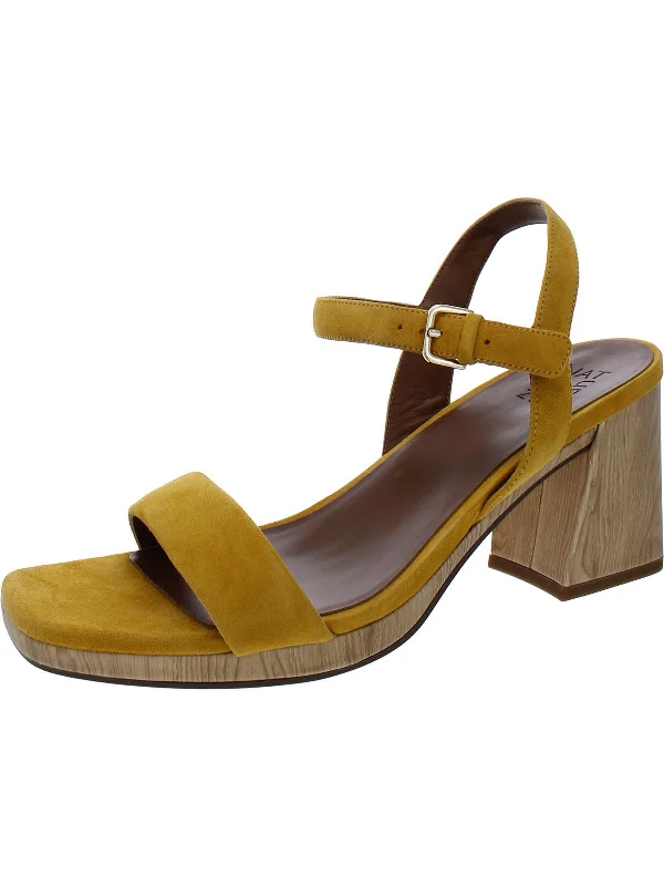 Avant-Garde Style Promotions Rose Womens Leather Ankle Strap Heel Sandals