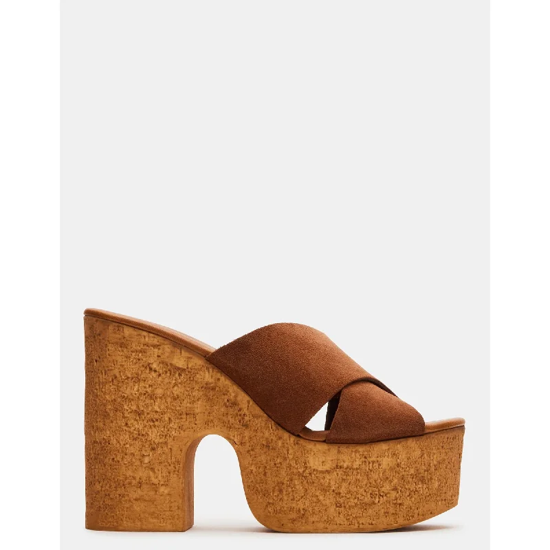Fashion Essentials Saffron Chestnut Suede