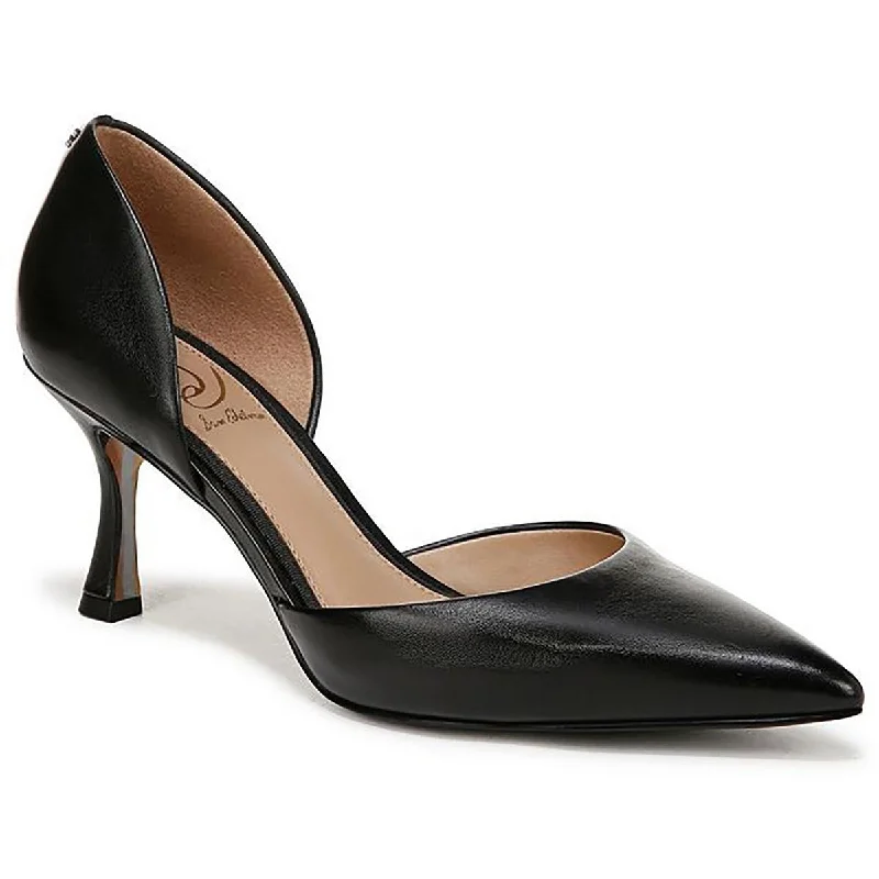 New In This Season Sam Edelman Womens Victoria Leather Pointed Toe D'Orsay Heels
