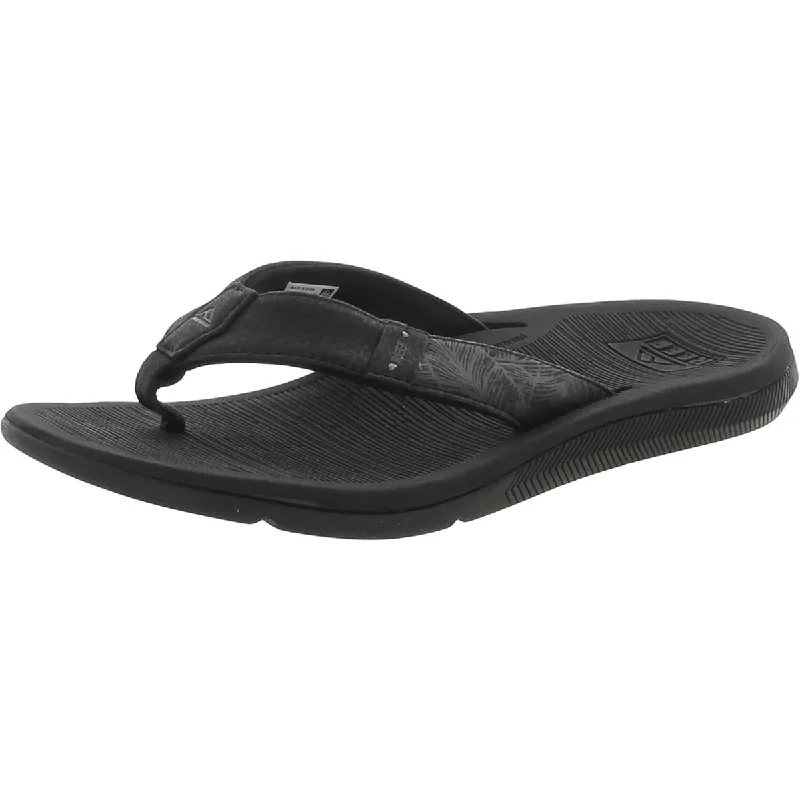 Luxury Women's Shoes Santa Ana Womens Printed Flip-Flop Thong Sandals