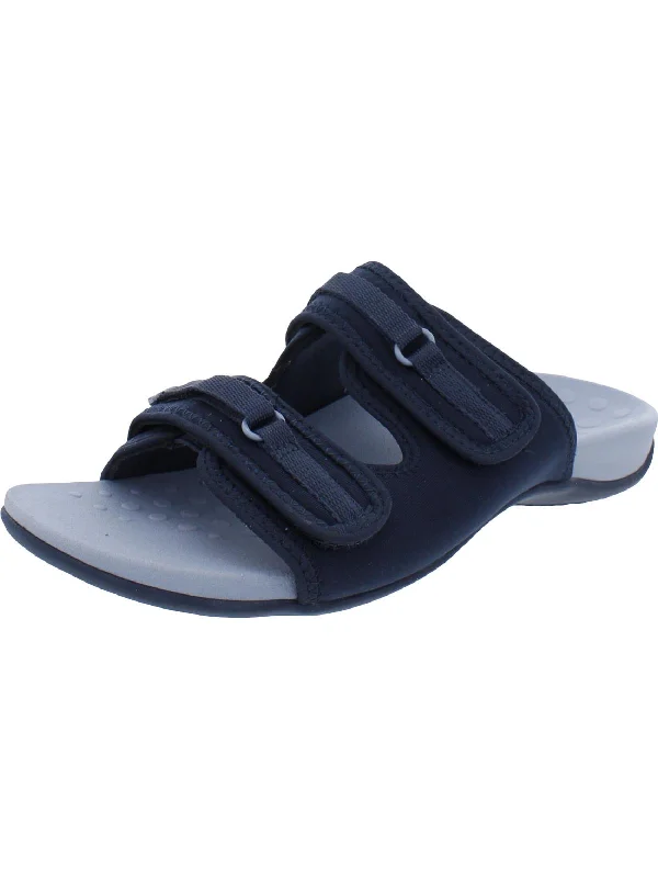 The Good Stuff Sarah Womens Strappy Slip On Slide Sandals