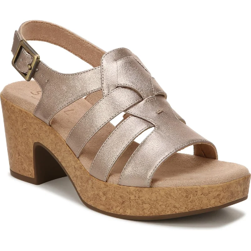 Refined Fashion Sale SOUL Naturalizer Womens Aki Faux Leather Peep-Toe Platform Sandals