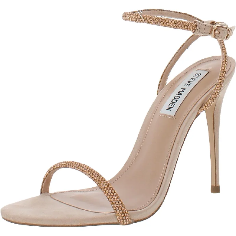 Spring Offer Steve Madden Womens Breslin Rhinestone Heels