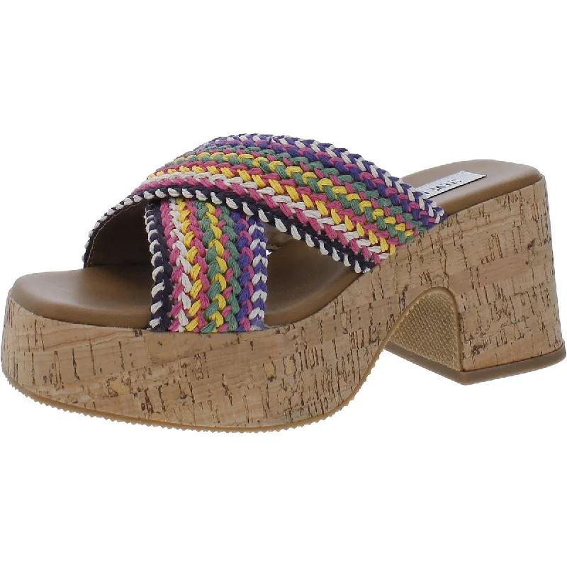 Modern Fashion Loafers Steve Madden Womens  Rosy Casual Lifestyle Slide Sandals