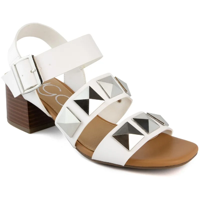 Massive Selection Sale Sugar Womens Faux Leather Open Toe Block Heel