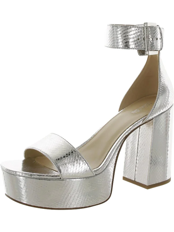 Street-Ready Casual Shoes Tara  Womens Ankle Strap Leather Platform Sandals