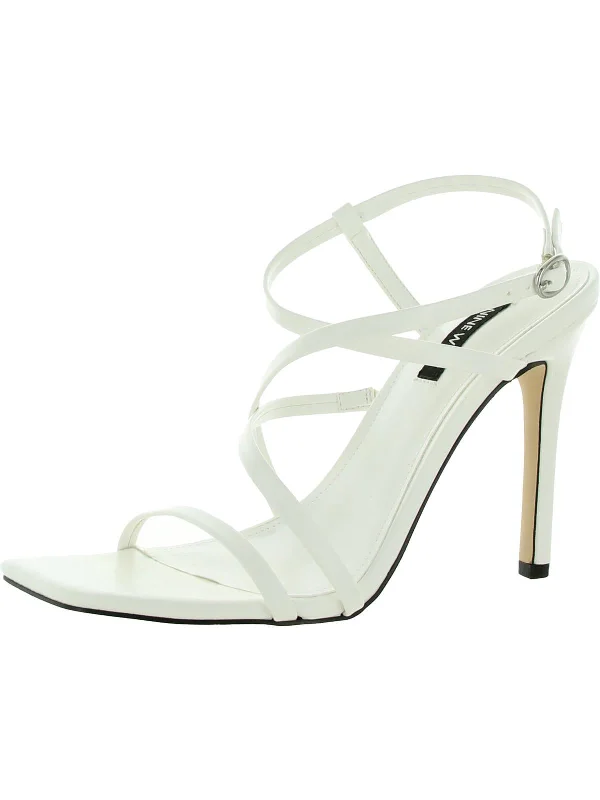 Dive Into Trendy Styles Tilas Womens Faux Leather Sandals Pumps
