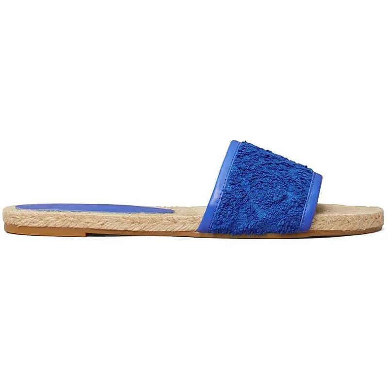 Swimwear Summer Blowout Tory Burch Womens Leather Woven Espadrilles