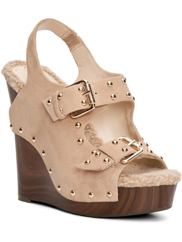 Sale For Women Tymina Womens Leather Slingback Platform Sandals