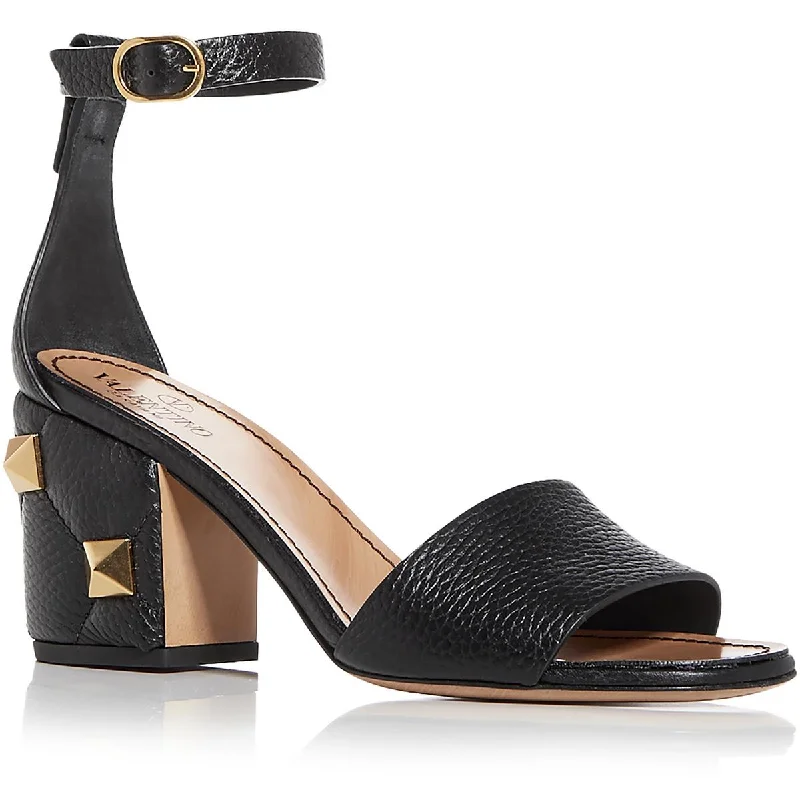 Premium Style Offers Valentino Garavani Womens Leather Sandal Ankle Strap
