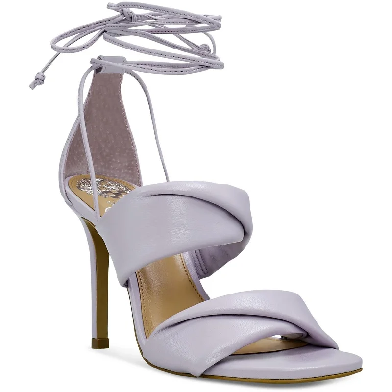 Contemporary Casual Deals Vince Camuto Womens Andrequa Leather Ankle Strap Heels