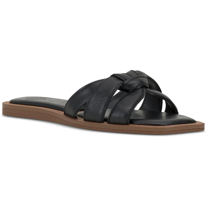 Sophisticated Boots Sale Vince Camuto Womens BARCELLEN Leather Slip On Flatform Sandals