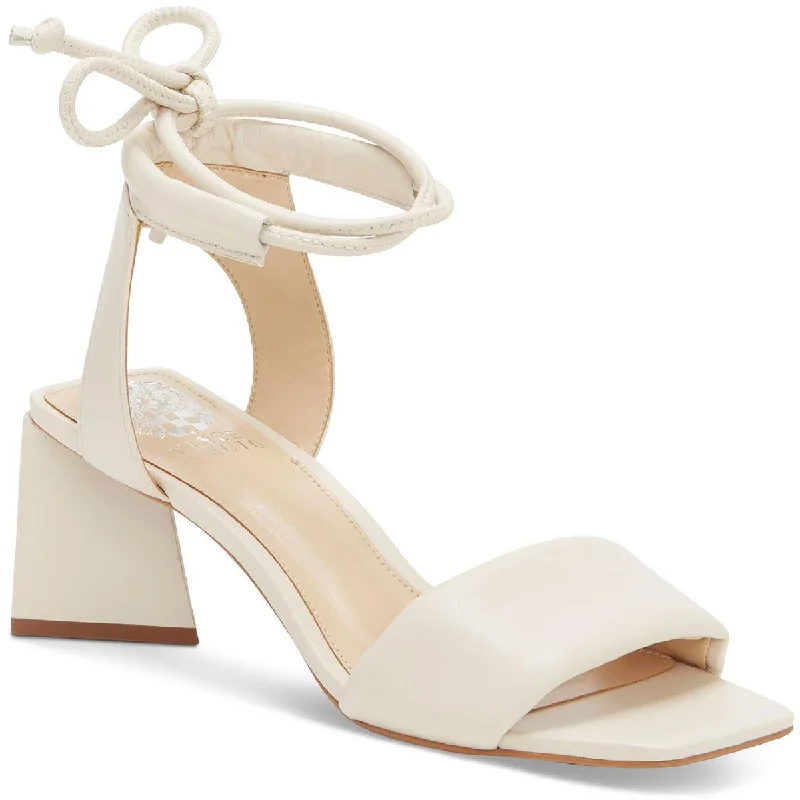 Discover Promotions Vince Camuto Womens Vernisa Leather Square Toe Dress Heels