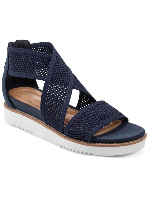 Top Brand Discounts Wander 2 Womens Knit Open Toe Platform Sandals