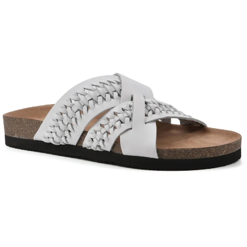 Flash Sale Fever White Mountain Womens HARDING Leather Slip On Slide Sandals