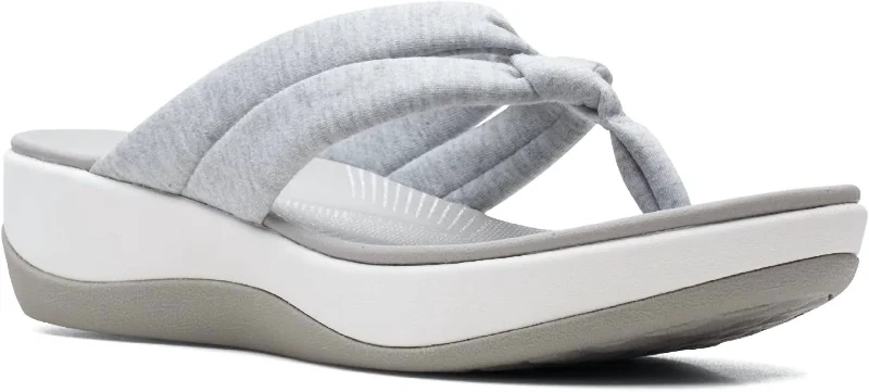 Trendy Casual Shoes Offer Women's Arla Kaylie Flip Flop In Grey Textile