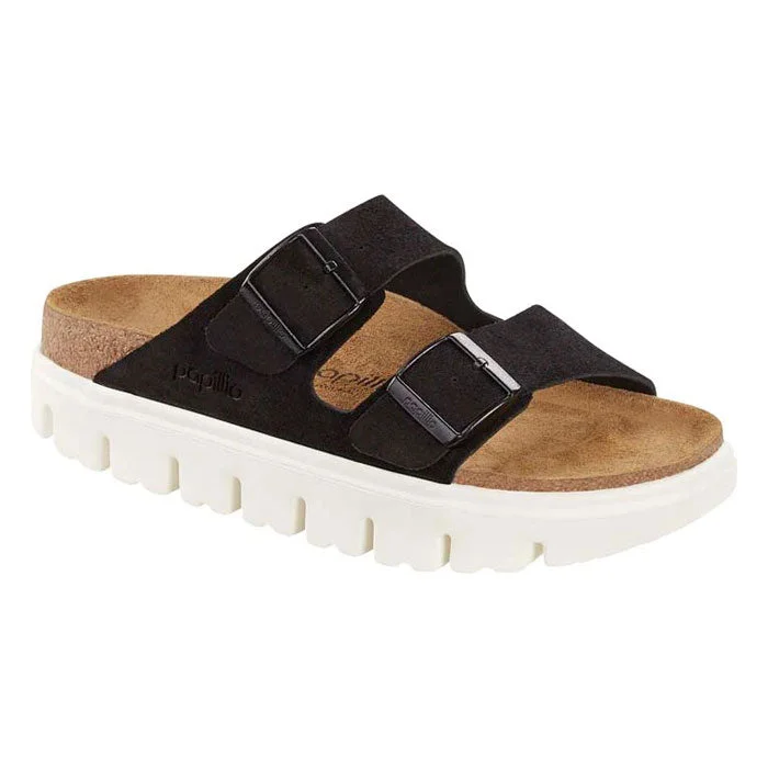 Trendy Pulse Womens Birkenstock Arizona Chunky Narrow in Black