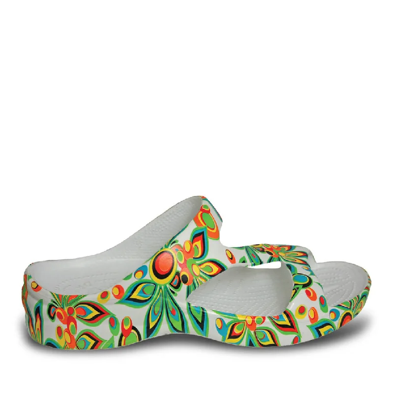 Designer Casual Shoes Women's Loudmouth Z Sandals - Shagadelic White