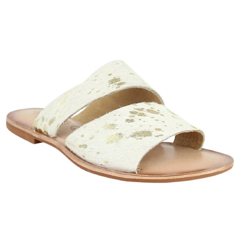 Find Your Unique Flair Women's Naughty Monkey Spirited Sandals In White Multi