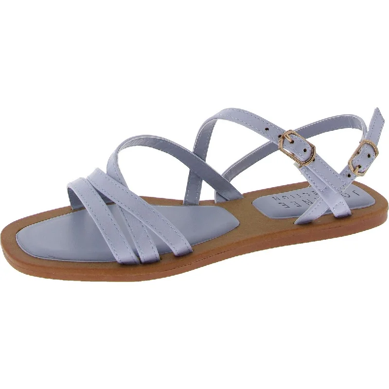 Comfortable Slip-Resistant Shoes Womens Slip On Buckle Ankle Strap