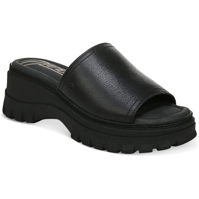 Comfortable Stretchy Shoes Zodiac Womens Halle Cushioned Footbed Slip On Platform Sandals