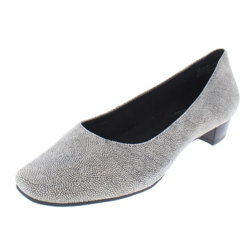 Trendy Outdoor Casual Shoes Aerosoles Womens Subway Printed Dress Pumps
