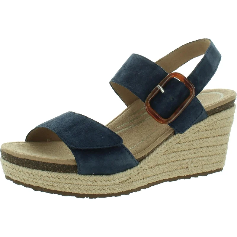 Women's Business Casual Shoes Aetrex Womens Ashley Leather Cushioned Footbed Espadrille Heels Women's Business Casual Shoes Aetrex Womens Ashley Leather Cushioned Footbed Espadrille Heels