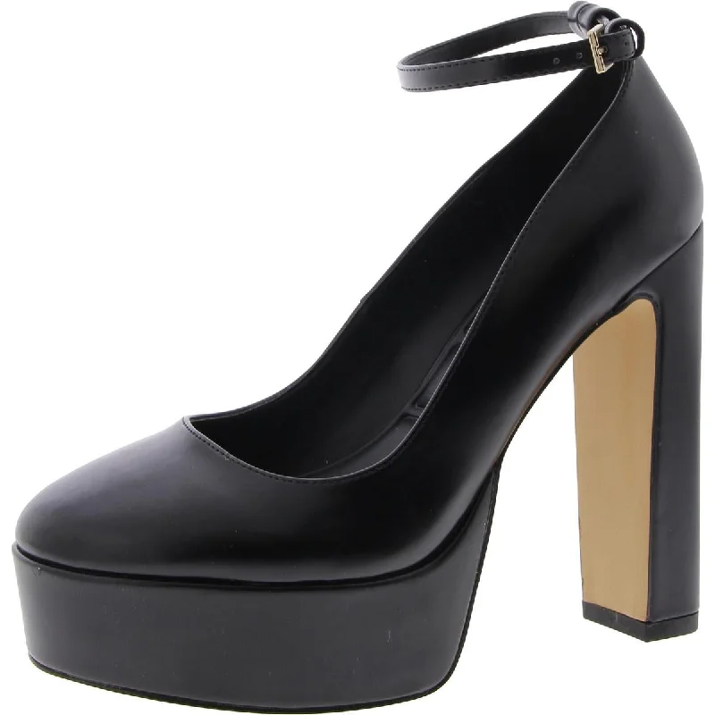Limited Time Offers Aldo Womens Fonda Faux Leather Adjustable Block Heels