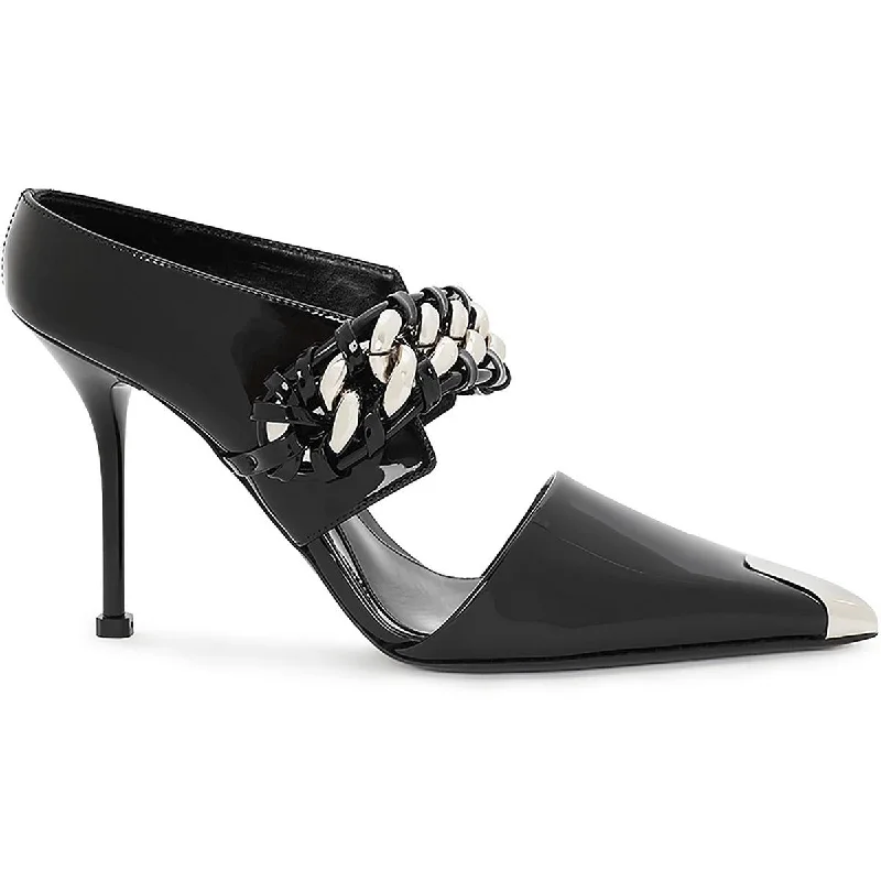 Comfortable Flats Sale Alexander McQueen Womens Slip On Pointed Toe Mules