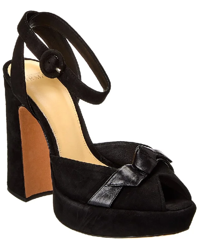 Day To Night Styles Alexandre Birman Pepitta 120 Suede Platform Sandal